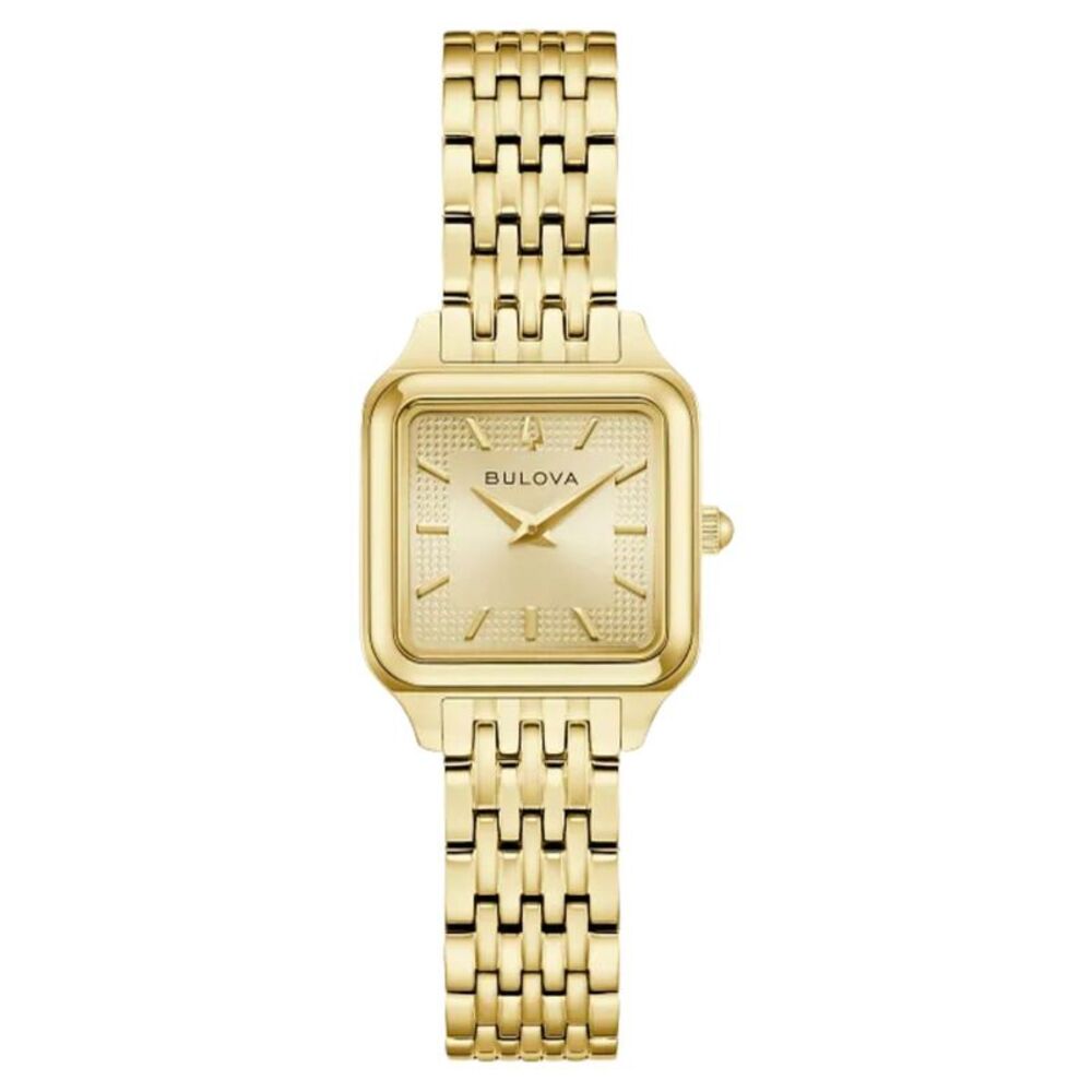 Bulova Women's Sutton Gold Dial Watch - 97L191